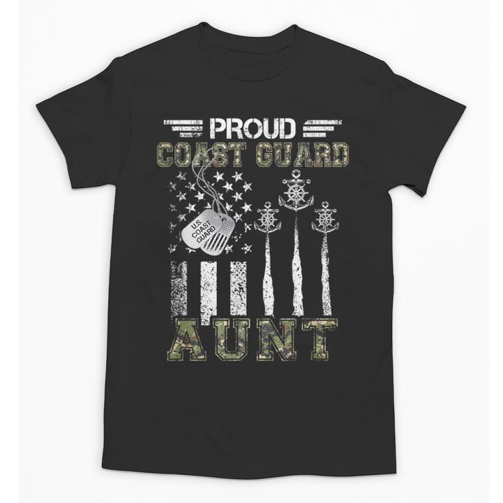 Proud Coast Guard Aunt US Coast Guard Graduation Aunt Unisex T-Shirt
