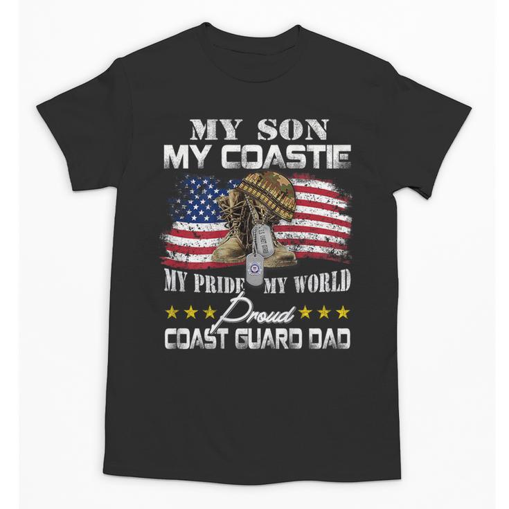 Proud Coast Guard Dad Coast Guard Graduation Dad Unisex T-Shirt