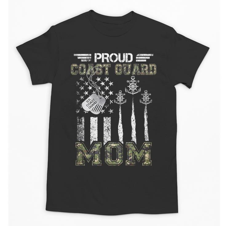 Proud Coast Guard Mom US Coast Guard Graduation Mom Unisex T-Shirt