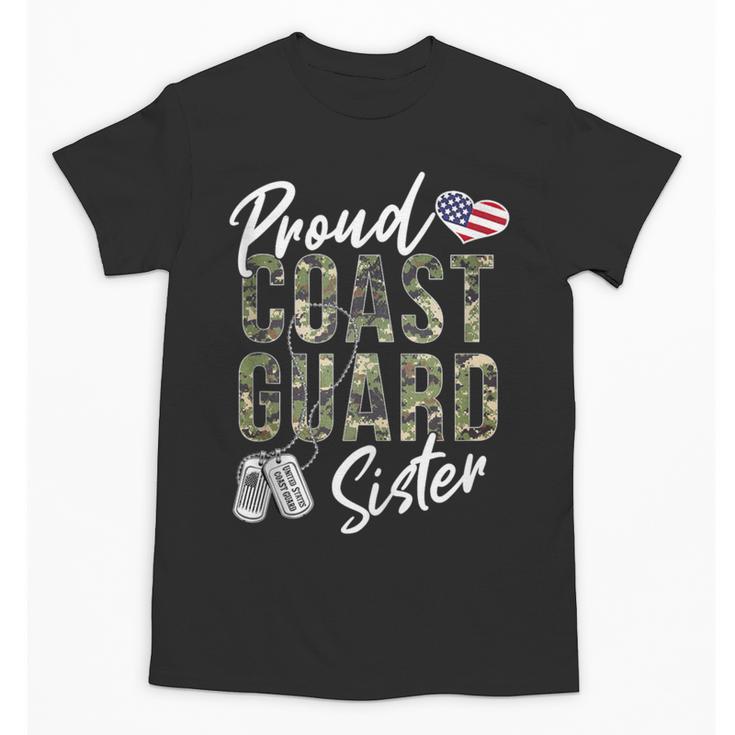 Proud Coast Guard Sister US Coast Guard Graduation Sister Unisex T-Shirt