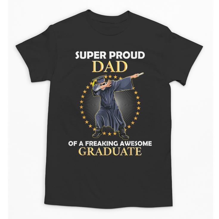 Proud Dad Of 2018 Graduate Dabbing Graduation Senior Shirt Unisex T-Shirt