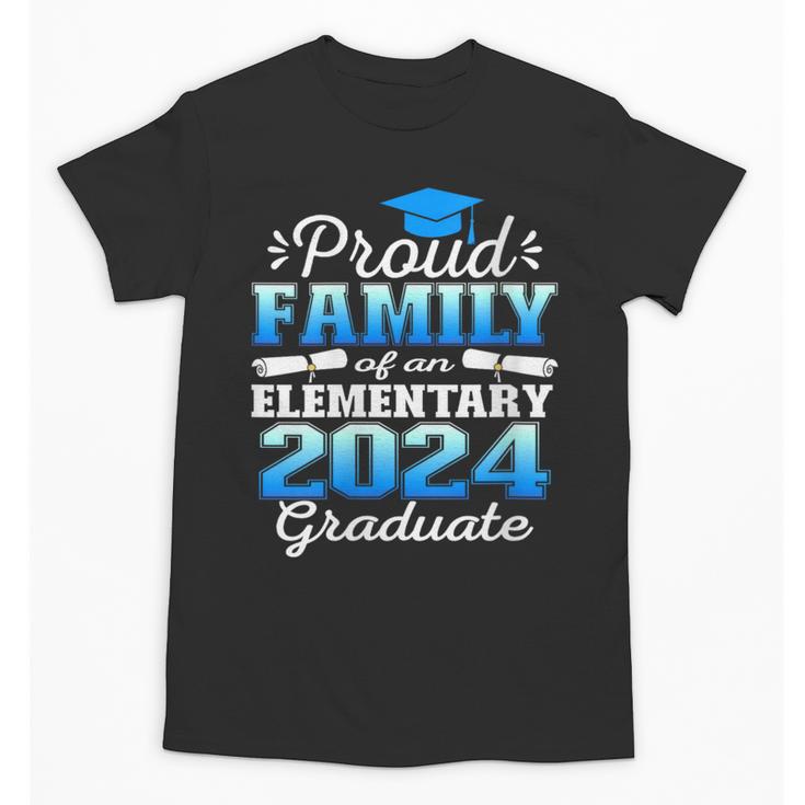 Proud Family Of 5th Grade Graduate 2024 Family Graduation Unisex T-Shirt