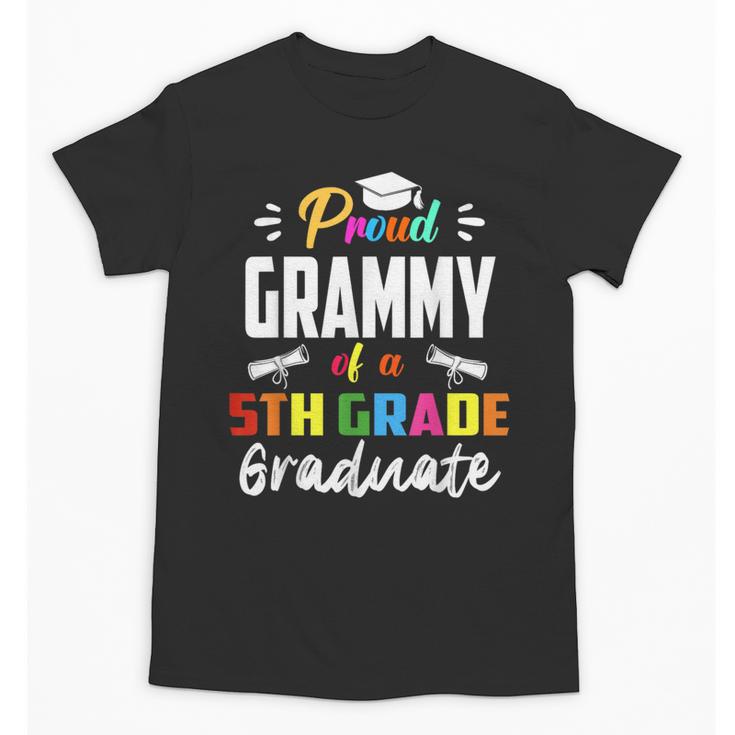 Proud GRAMMY Of A 5th Grade Graduate Graduation 2024 Senior Unisex T-Shirt