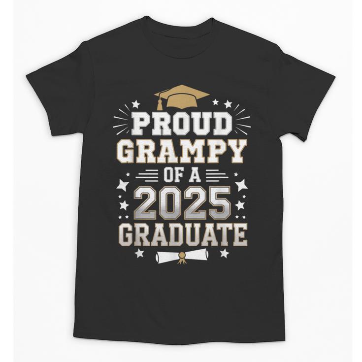 Proud Grampy Of A Class Of 2025 Graduate Senior Graduation Unisex T-Shirt