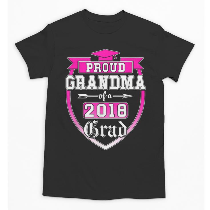 Proud Grandma Of a 2018 Grad Graduation Family Unisex T-Shirt