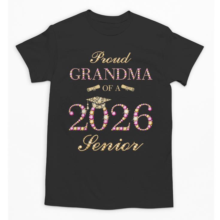 Proud Grandma Of A 2026 Senior Graduate Graduation Unisex T-Shirt
