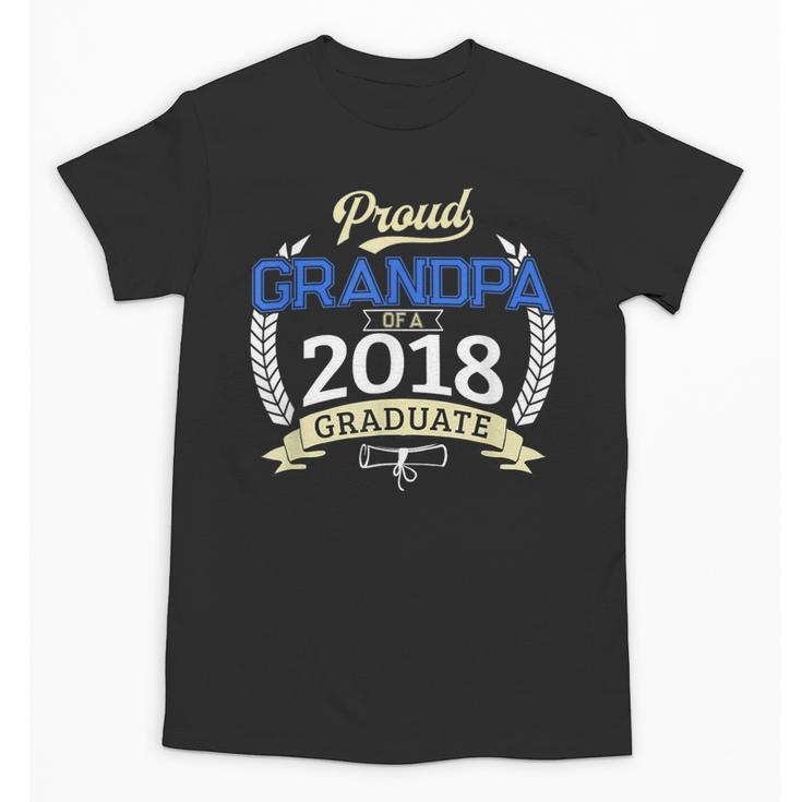 Proud Grandpa Of 2018 Senior Shirt Graduation Grad Unisex T-Shirt