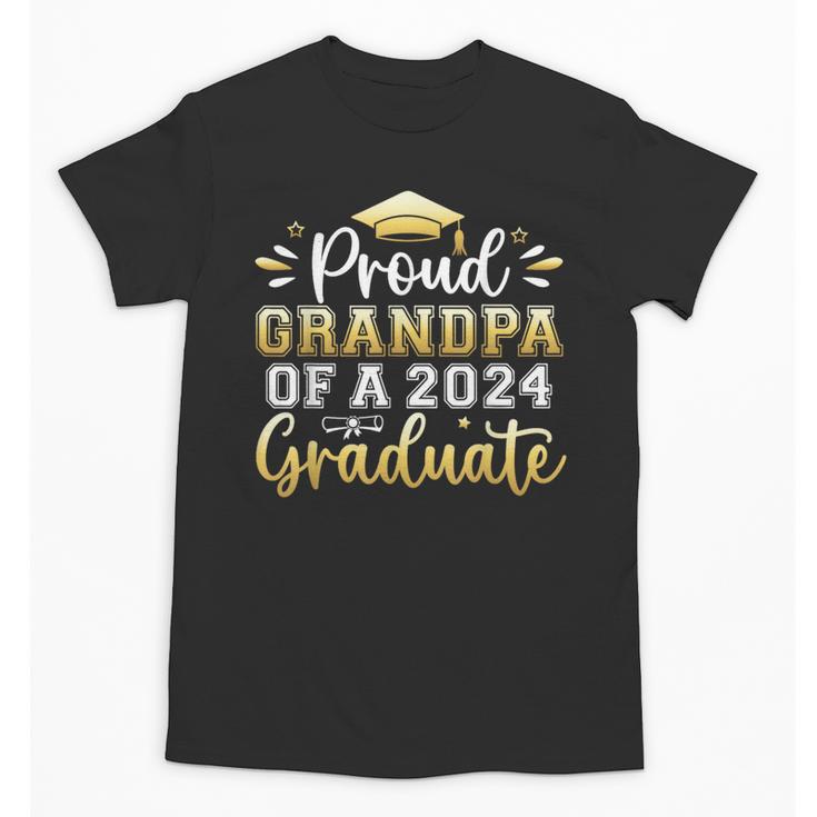 Proud Grandpa Of a 2024 Graduate Senior Graduation Men Unisex T-Shirt