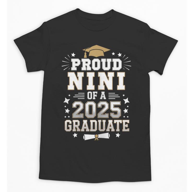 Proud Nini Of A Class Of 2025 Graduate Senior Graduation Unisex T-Shirt