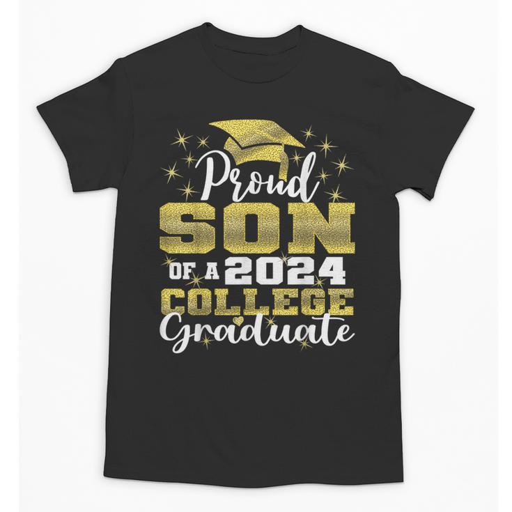 Proud Son Of 2024 College Graduate Family 24 Graduation Unisex T-Shirt