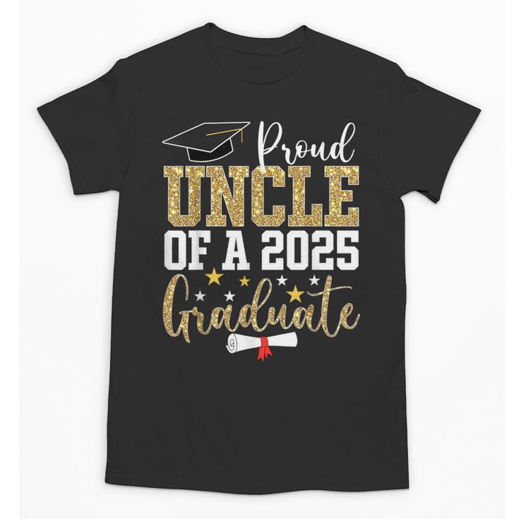 Proud Uncle Of A 2025 Graduate Uncle Graduation 2025 Unisex T-Shirt