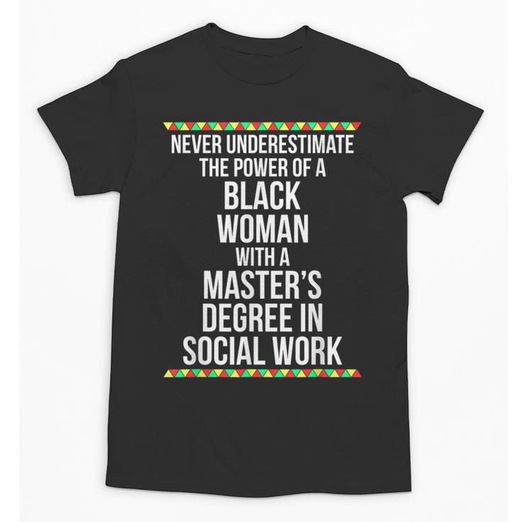 Queen MSW Social Work Masters Graduation Unisex T-Shirt