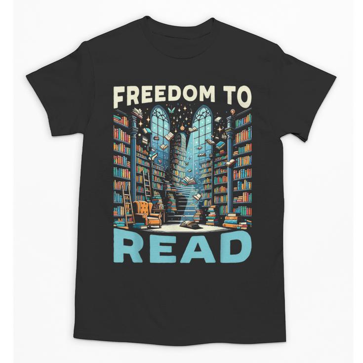Read Banned Books Bookworm Book Lover Reading Literature Unisex T-Shirt