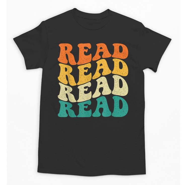 Read Read Read Read Book Lover Reading Bookworm Reader Unisex T-Shirt