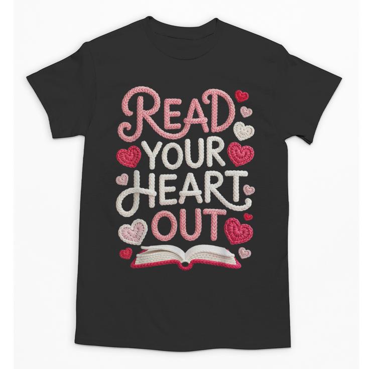 Read Your Cute Heart Out Teacher Librarian Love Reading Book Unisex T-Shirt