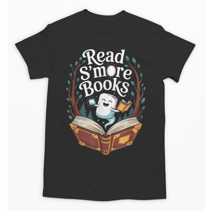 Read S'More Books Camping Outdoors Travel Campfire Unisex T-Shirt