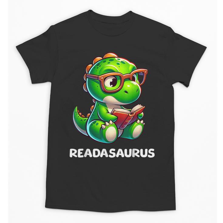 Readasaurus Reading Dinosaur Book Reader Bookworm Unisex T-Shirt