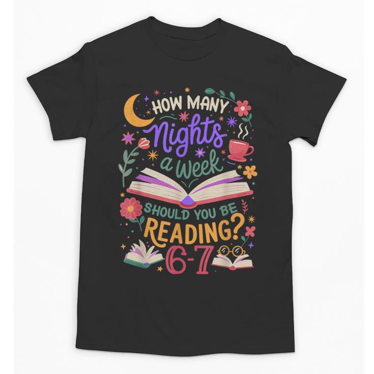 Reading 6 7 Meme Six Seven Cozy Book Lover Teacher Unisex T-Shirt