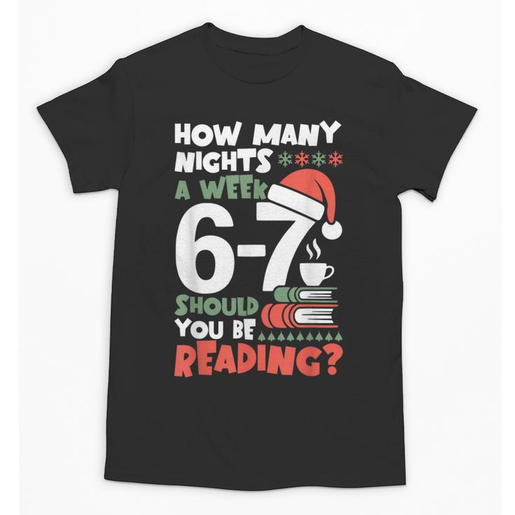 Reading 67 Meme English Teacher Christmas Book Lover Unisex T-Shirt