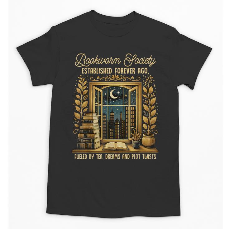 Reading Book Lover Bookish Readers Bookworm Society Unisex T-Shirt