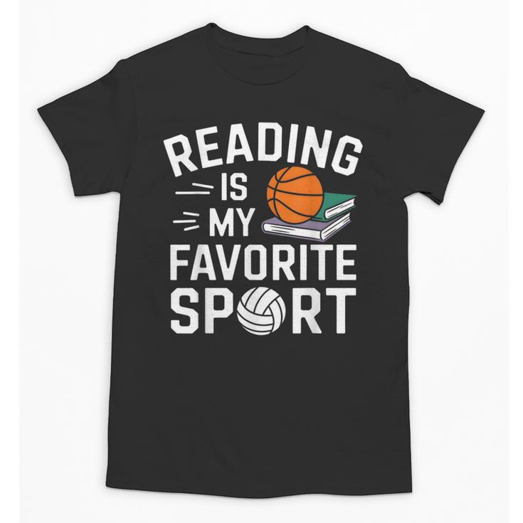 Reading Is My Favorite Sport Reading Book Lover Reader Unisex T-Shirt