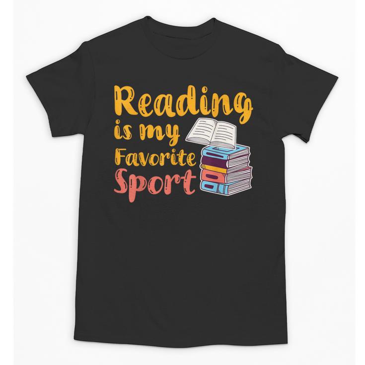 Reading Is My Favorite Sport Book Lovers Unisex T-Shirt