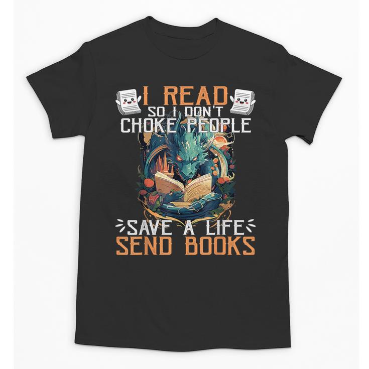 Reading Readers I Read Send Books Dragon Bookworm Tee Unisex T-Shirt