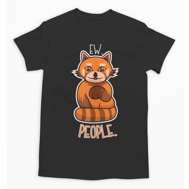 Red Panda Introvert For Red Pandas Fan Unisex T-Shirt