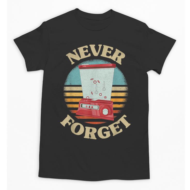 Retro Gaming Never Forget Nostalgia Vintage Unisex T-Shirt