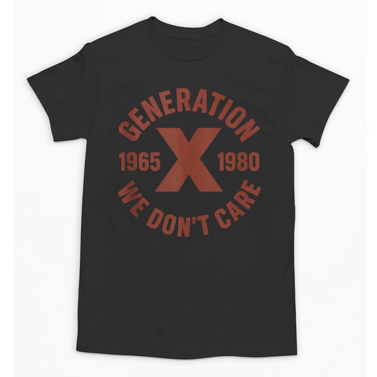 Retro Gen X 1965-1980 Sarcastic Nostalgia Graphic Unisex T-Shirt