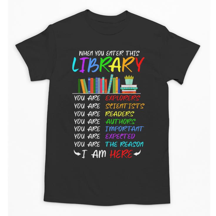 Retro Librarian Book Reader Library Book Reading Unisex T-Shirt