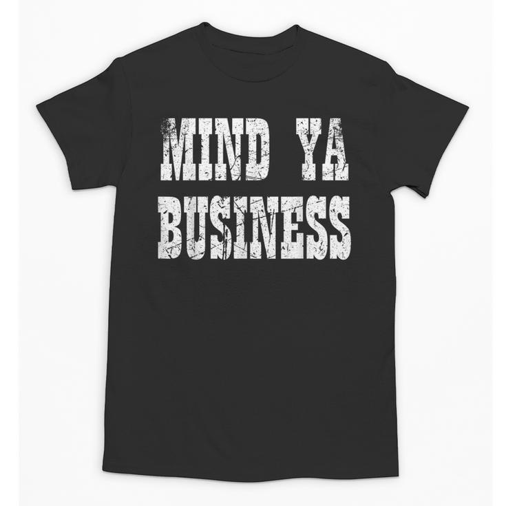 Retro Mind Ya Business Vintage Love Privacy Introvert Unisex T-Shirt