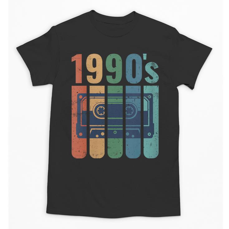 Retro Nineties Style Audio Tape Nostalgia Year 1990 Unisex T-Shirt