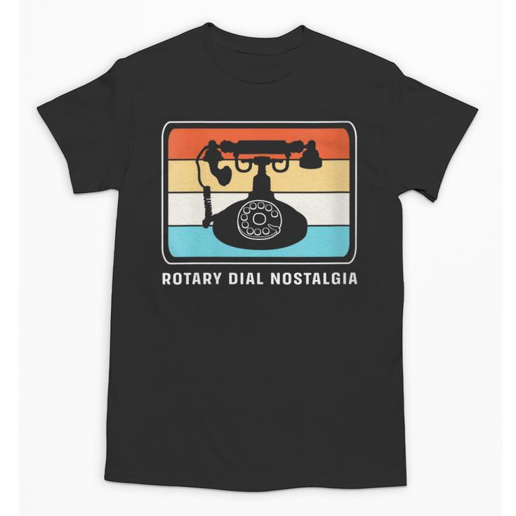 Retro Rotary Dial Nostalgia Dial Phone Unisex T-Shirt