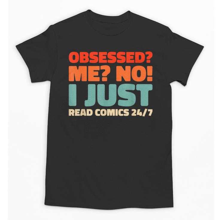 Retro Superheroes Art Graphic Novels Vintage Comic Books Unisex T-Shirt