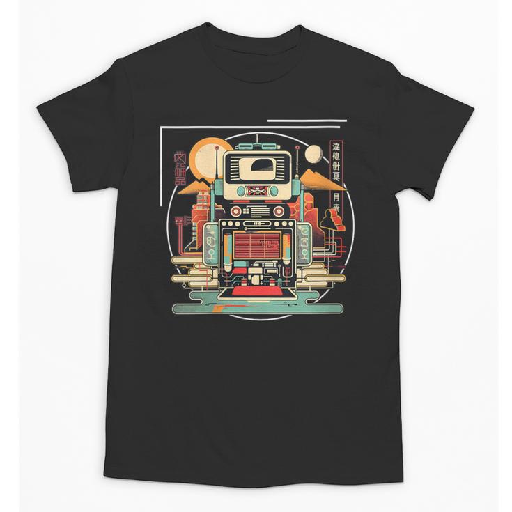Retro Tech Stack 80s 90s Nostalgia Analog Devices Unisex T-Shirt