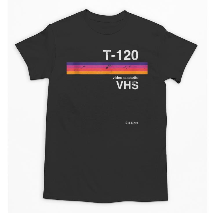 Retro VHS Tape 80s 90s Nostalgia For Movie Fans Unisex T-Shirt