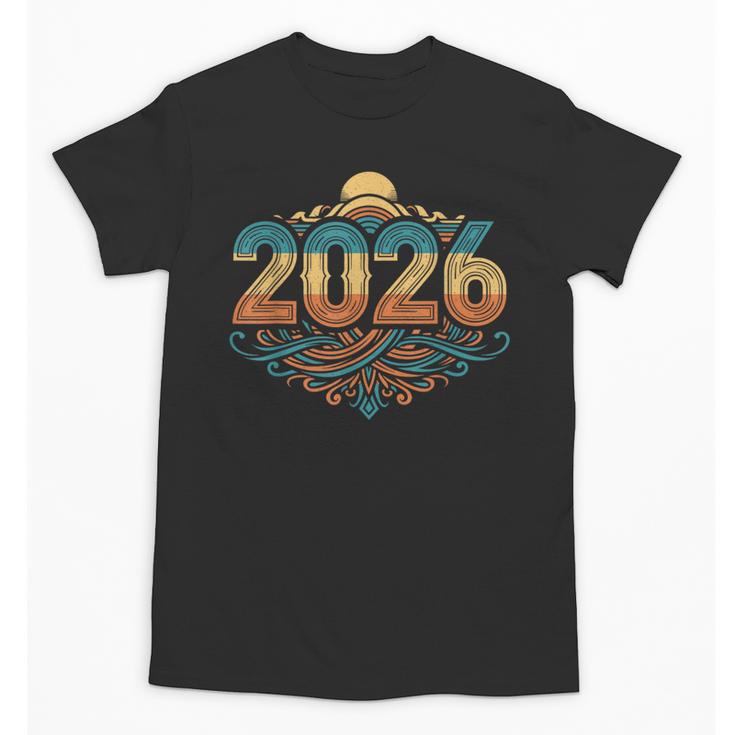 Retro Vintage Style 2026 Nostalgia Sunset Family Reunion Unisex T-Shirt