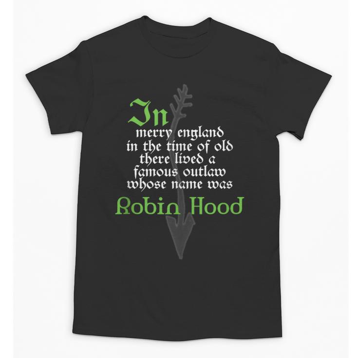 Robin Hood T Shirt For Book Lovers And Literature Fans Unisex T-Shirt