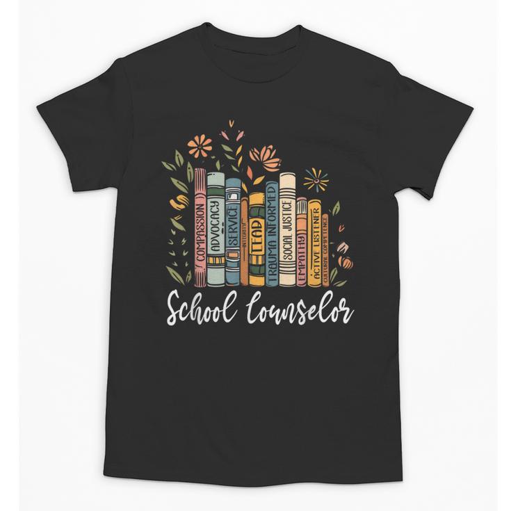 School Counselor Wildflower Books National School Counseling Unisex T-Shirt