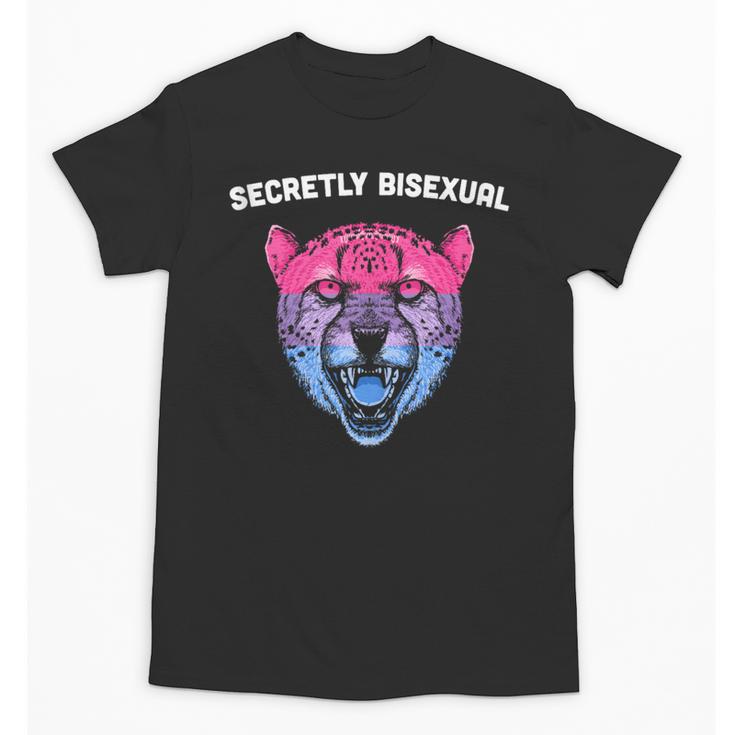 Secretly Bisexual Bi Introvert Bi Pride Antisocial LGBTQ Unisex T-Shirt