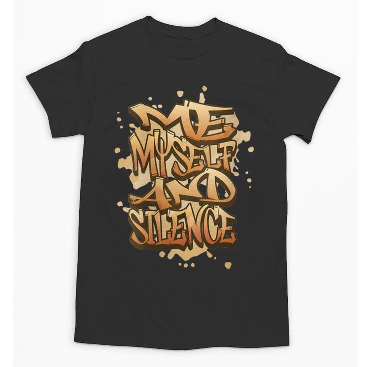 Self Care Introvert Relaxation Me Myself And Silence Retro Unisex T-Shirt