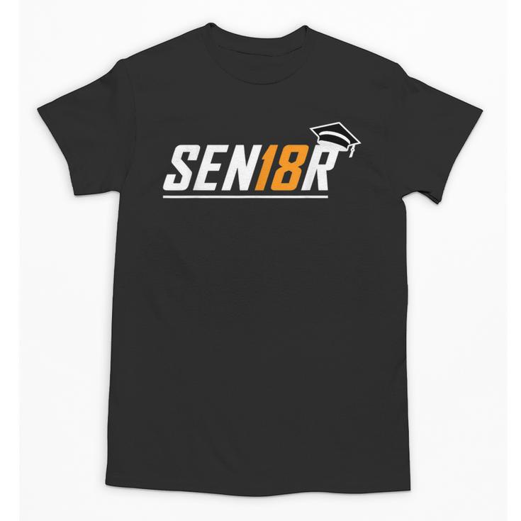 Senior 18 High School Graduation Eighteen Year Old Grad Unisex T-Shirt
