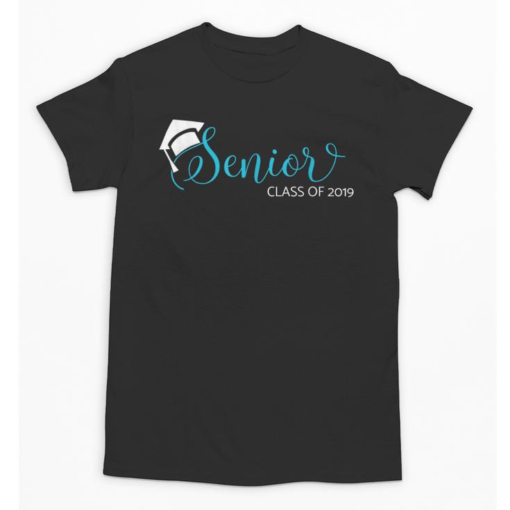 Senior 2019 Shirt Graduation High School College Tee Unisex T-Shirt