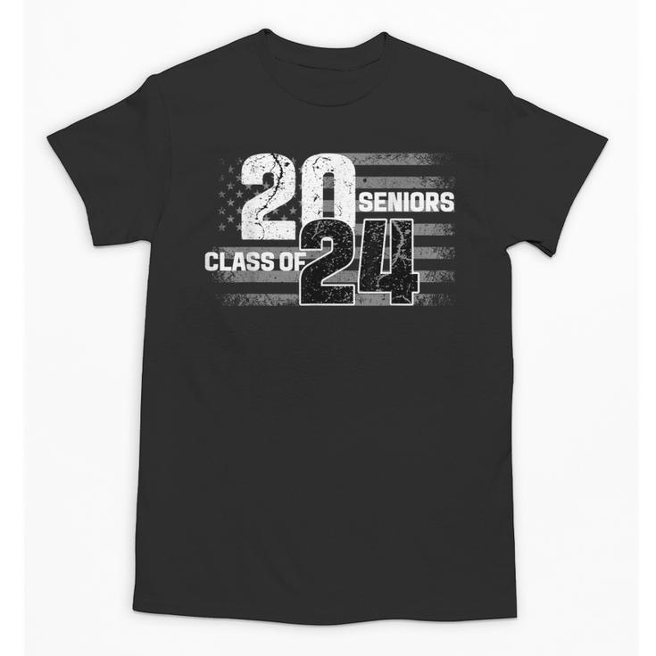 Senior 2024 Graduation Class Of 2024 Senior Women Boy Girl Unisex T-Shirt