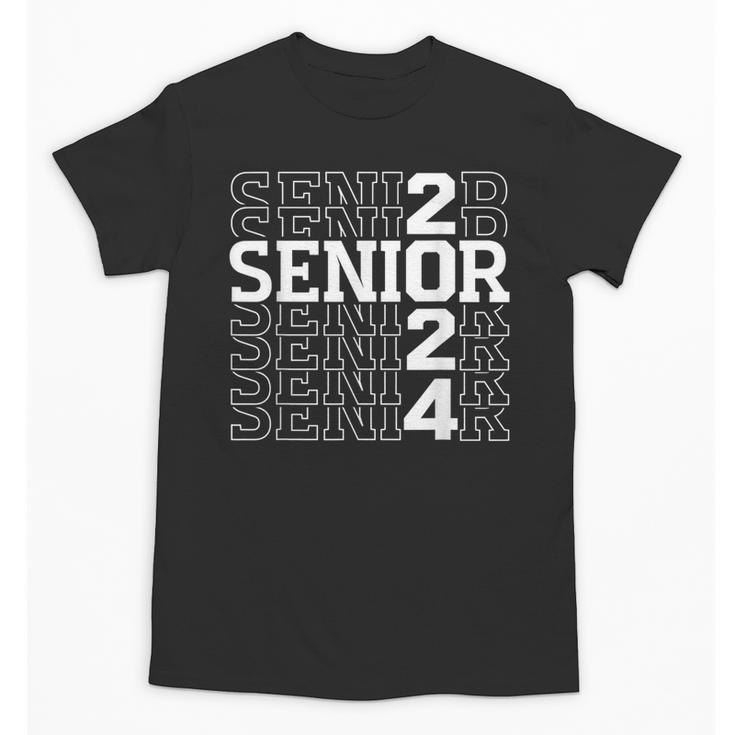 Senior 2024 Graduation Graduate Class Of 2024 Women Boy Girl Unisex T-Shirt