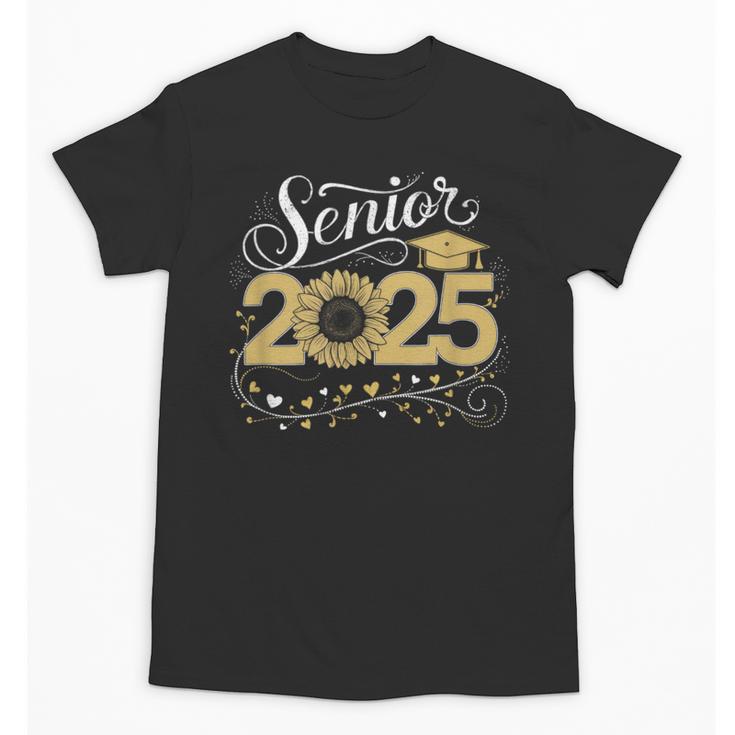 Senior 2025 Graduation Sunflower Class Of 2025 Unisex T-Shirt