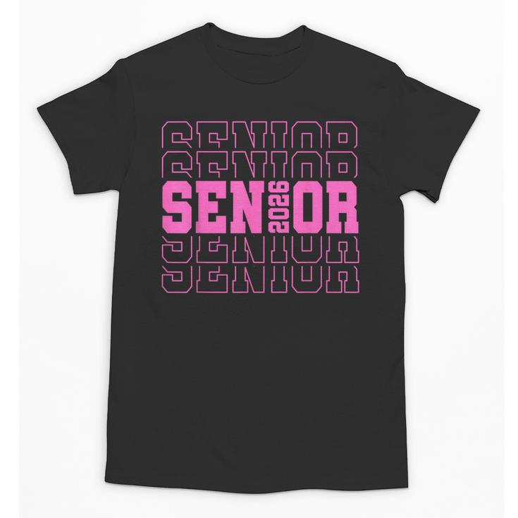 Senior 2026 Class Of 2026 Boys Girls Matching Graduation Unisex T-Shirt