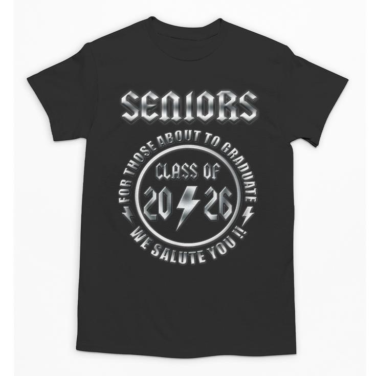 Senior 2026 Iconic Classic Rock Graduation Retro Unisex T-Shirt
