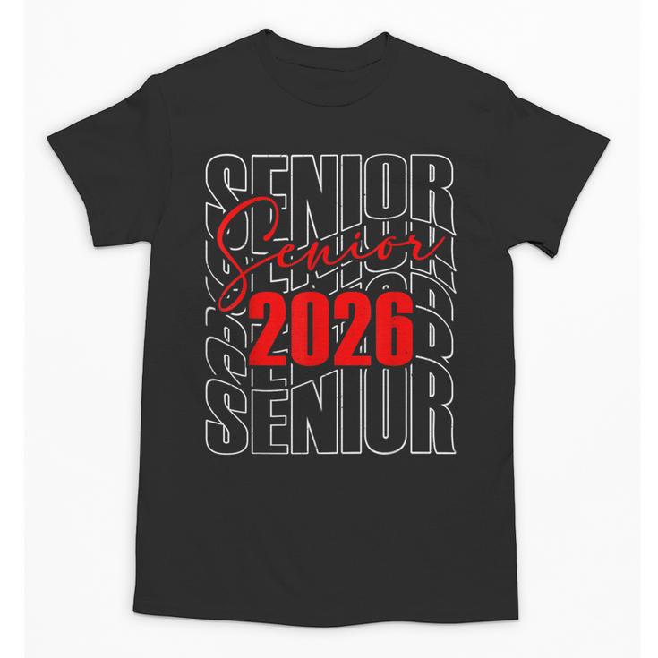 Senior 2026 Retro Class Of 2026 Graduation For Students Unisex T-Shirt